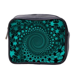 Spiral Abstract Pattern Background Mini Toiletries Bag (two Sides) by Wegoenart