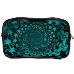 Spiral Abstract Pattern Background Toiletries Bag (one Side) by Wegoenart