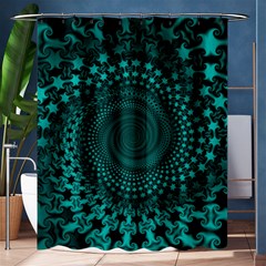 Spiral Abstract Pattern Background Shower Curtain 60  X 72  (medium)  by Wegoenart