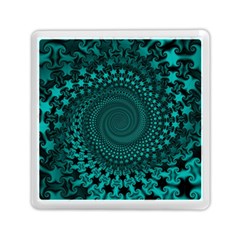 Spiral Abstract Pattern Background Memory Card Reader (square)