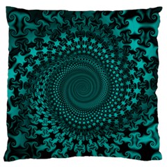 Spiral Abstract Pattern Background Large Flano Cushion Case (one Side) by Wegoenart