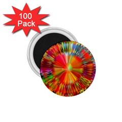 Kaleidoscope Mandala Color 1 75  Magnets (100 Pack)  by Wegoenart