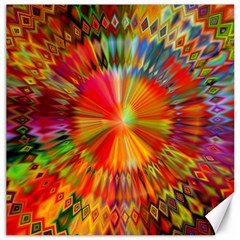 Kaleidoscope Mandala Color Canvas 16  X 16  by Wegoenart