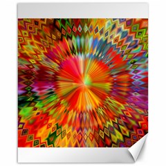 Kaleidoscope Mandala Color Canvas 16  X 20  by Wegoenart