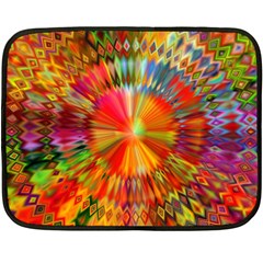 Kaleidoscope Mandala Color Double Sided Fleece Blanket (mini)  by Wegoenart