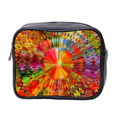 Kaleidoscope Mandala Color Mini Toiletries Bag (two Sides) by Wegoenart