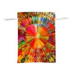 Kaleidoscope Mandala Color Lightweight Drawstring Pouch (l) by Wegoenart