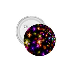 Star Colorful Christmas Abstract 1 75  Buttons by Wegoenart