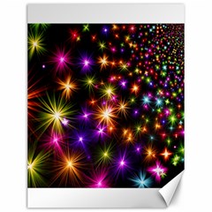 Star Colorful Christmas Abstract Canvas 12  X 16  by Wegoenart