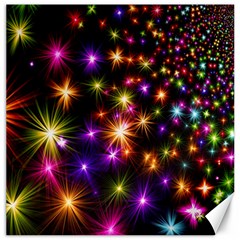 Star Colorful Christmas Abstract Canvas 20  X 20  by Wegoenart