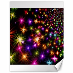 Star Colorful Christmas Abstract Canvas 36  X 48  by Wegoenart