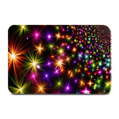 Star Colorful Christmas Abstract Plate Mats by Wegoenart