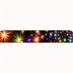 Star Colorful Christmas Abstract Small Bar Mats by Wegoenart