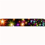 Star Colorful Christmas Abstract Small Bar Mats 24 x4  Bar Mat