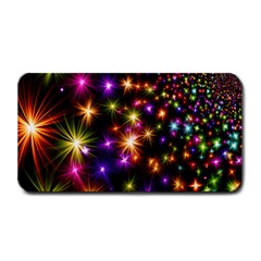 Star Colorful Christmas Abstract Medium Bar Mats by Wegoenart