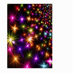 Star Colorful Christmas Abstract Large Garden Flag (two Sides) by Wegoenart