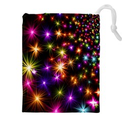 Star Colorful Christmas Abstract Drawstring Pouch (5xl)