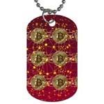 Block Chain Network Bitcoin Data Dog Tag (Two Sides) Back