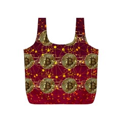 Block Chain Network Bitcoin Data Full Print Recycle Bag (s)