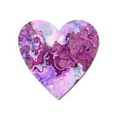 Abstract Texture Background Heart Magnet