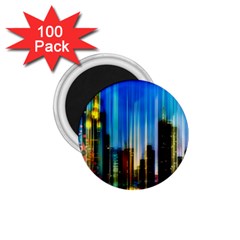 Skyline Frankfurt Christmas Star 1.75  Magnets (100 pack) 