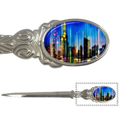 Skyline Frankfurt Christmas Star Letter Opener