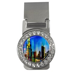 Skyline Frankfurt Christmas Star Money Clips (CZ) 