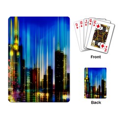 Skyline Frankfurt Christmas Star Playing Cards Single Design (Rectangle)