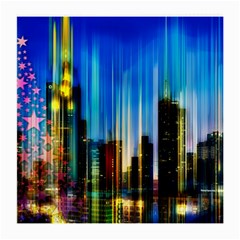 Skyline Frankfurt Christmas Star Medium Glasses Cloth