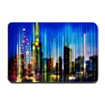 Skyline Frankfurt Christmas Star Small Doormat  24 x16  Door Mat