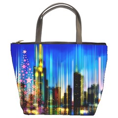 Skyline Frankfurt Christmas Star Bucket Bag