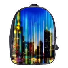 Skyline Frankfurt Christmas Star School Bag (Large)