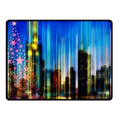 Skyline Frankfurt Christmas Star Fleece Blanket (Small)