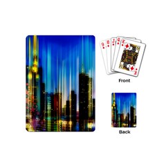 Skyline Frankfurt Christmas Star Playing Cards Single Design (Mini)