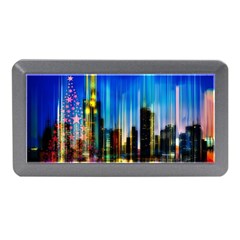 Skyline Frankfurt Christmas Star Memory Card Reader (mini) by Wegoenart