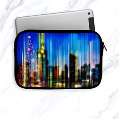 Skyline Frankfurt Christmas Star Apple Ipad Mini Zipper Cases by Wegoenart