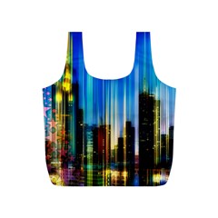 Skyline Frankfurt Christmas Star Full Print Recycle Bag (S)