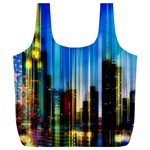 Skyline Frankfurt Christmas Star Full Print Recycle Bag (XL) Front