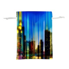 Skyline Frankfurt Christmas Star Lightweight Drawstring Pouch (s) by Wegoenart