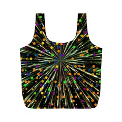 Explosion Abstract Pattern Full Print Recycle Bag (m) by Wegoenart