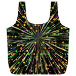 Explosion Abstract Pattern Full Print Recycle Bag (XL) Back