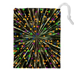 Explosion Abstract Pattern Drawstring Pouch (4xl) by Wegoenart