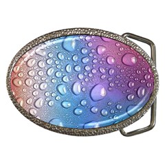 Drop Of Water Rainbow Wet Liquid Belt Buckles by Wegoenart