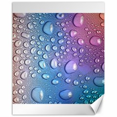 Drop Of Water Rainbow Wet Liquid Canvas 16  X 20  by Wegoenart