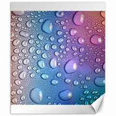 Drop Of Water Rainbow Wet Liquid Canvas 20  X 24  by Wegoenart