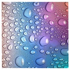 Drop Of Water Rainbow Wet Liquid Wooden Puzzle Square