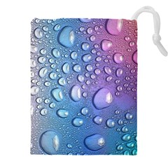 Drop Of Water Rainbow Wet Liquid Drawstring Pouch (5xl)