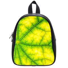 Photosynthesis Leaf Green Structure School Bag (small) by Wegoenart