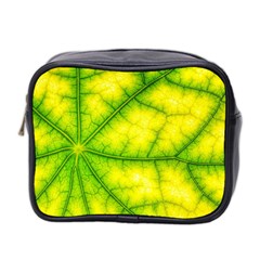 Photosynthesis Leaf Green Structure Mini Toiletries Bag (two Sides) by Wegoenart