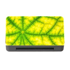 Photosynthesis Leaf Green Structure Memory Card Reader With Cf by Wegoenart